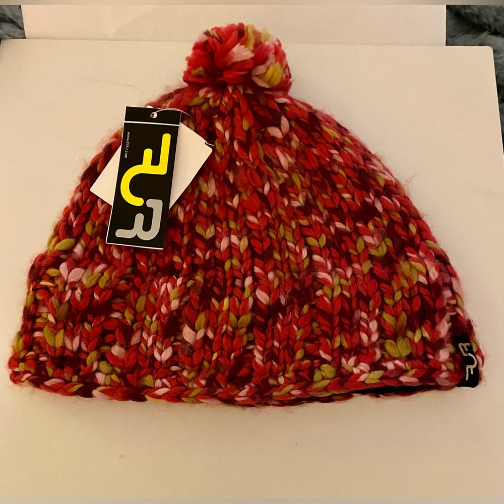 💰5/$25 Pink Beanie Cap with Pom Pom NWT
